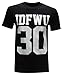 IDFWU Men's T-Shirt - (30 Black) - 2XL