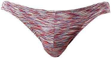 XINHUXIN Mens Underwear Low Waist Solid Color Shorts Underpants Soft Briefs Panties Triangle Briefs
