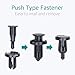 Lantee 10mm Fender Push in Retainer Fastener Clips for Honda 91503-SZ5-003, Pack of 20