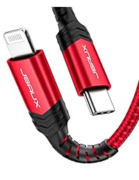 JSAUX USB C to Lightning Cable 6ft, [Apple MFi Certified] PD Fast Charging Cable Compatible with iPhone 11 11 Pro 11 Pro Max X XS XR XS Max 8 8 Plus, Supports Power Delivery [Use USB-C Wall Charger]