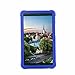 MingShore for Huawei MediaPad T3 8 Tablet Silicone Rubber Rear Bumper KOB-L09 KOB-W09 Kids Friendly Handstrap Soft Rugged Case Blue