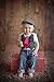 Born to Love Flat Scally Cap Boy's Tweed Page Boy Newsboy Baby Kids Driver Cap XXL 58 cm, Grey and Black