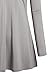 Ouncuty Women Tunic Tops, Fall Clothes Women Formal Wear Flowy Tops Fashion A Line Tops to Wear with Leggings 90s Tunic Grey Blouses for Women Long Sleeves Gray L