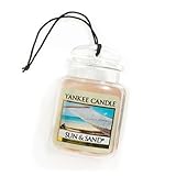 Yankee Candle Car Jar Car Air Freshener, Sun & Sand