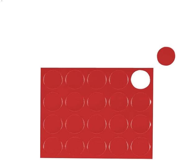 Red Circle Pack of 20