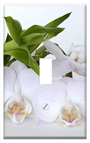 Switch Plate Single Toggle - Orchid Orchid Flower Bamboo Luck Bamboo Relaxation 4