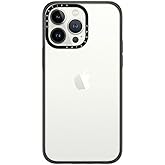 CASETiFY Compact iPhone 14 Pro Max Case [2X Military Grade Drop Tested / 4ft Drop Protection] - Clear Black