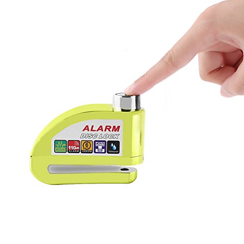 image for Qiilul Motorcycle Scooter Bicycle Anti-theft Disc Brake Lock Security 