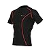 OUTOF Men's Short Sleeve T-Shirts Baselayer Cool Dry Compression Top Running Yoga Rashguard MTS7317
