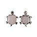 JOYA GIFT Moon Star Hook Earrings Set Drop Dangle Long Enamel Pendant Jewelry for Woman Girls
