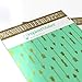 Inspired Mailers Poly Mailers 10x13 Deluxe Tribal Arrows Print – Pack of 100 – Unpadded Shipping Bags (Seafoam/Gold)