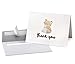 Cute Woodland Animal Thank You Cards and Gray Self Seal Envelopes 36 Pack - Opie's Paper Company
