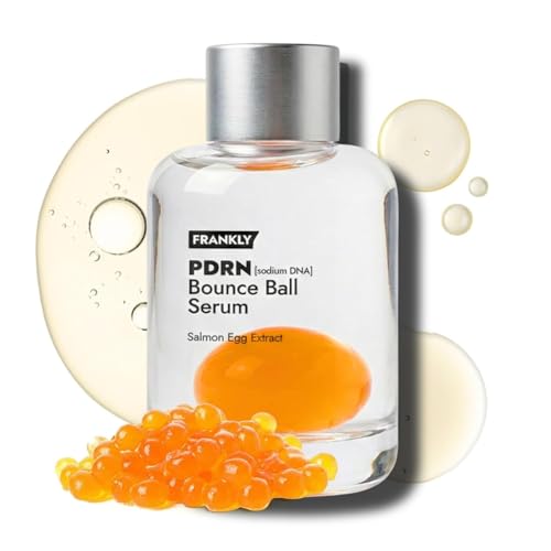 FRANKLY Salmon PDRN Bounce Ball Serum – 99% reine PDRN Lachs-DNA für die Erholung nach dem Microneedling, Rötungen und beschädigte Hautreparatur | Gla