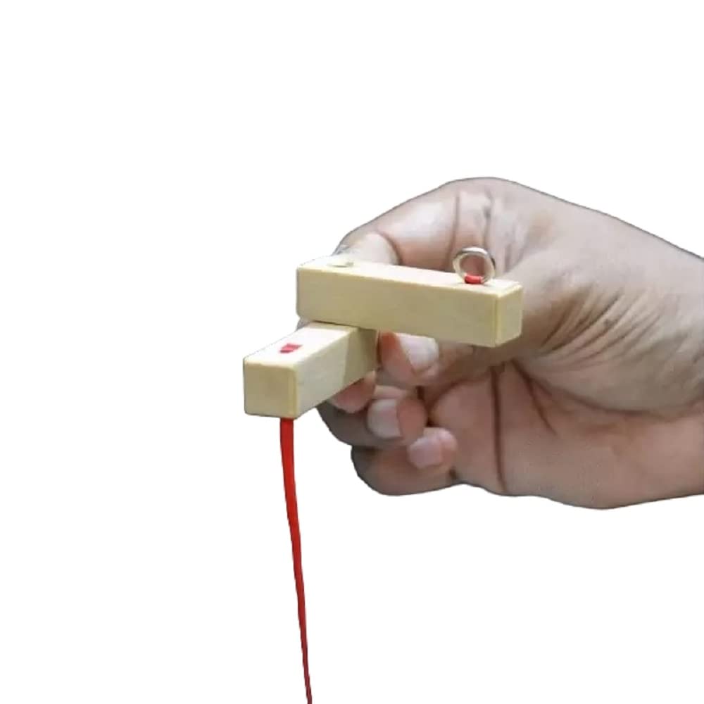 MilesMagic Magician's Pillars of Solomon Gimmick | Ribbon Passing Thru Blocks | Real Mentalist Street Illusion Cut and Restore Close Up Stage Magic Trick