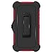 OTTERBOX Defender Series Case for Motorola Moto Z Force Droid Edition - Retail Packaging - Regal (Tempest Blue/Flame RED)