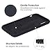 Compatible with iPhone Xs/X Case, iPhone 10 Case, JASBON Liquid Silicone Phone Case with Free Screen Protector Gel Rubber Shockproof Cover Full Protective Case for Apple iPhone Xs/X-Black
