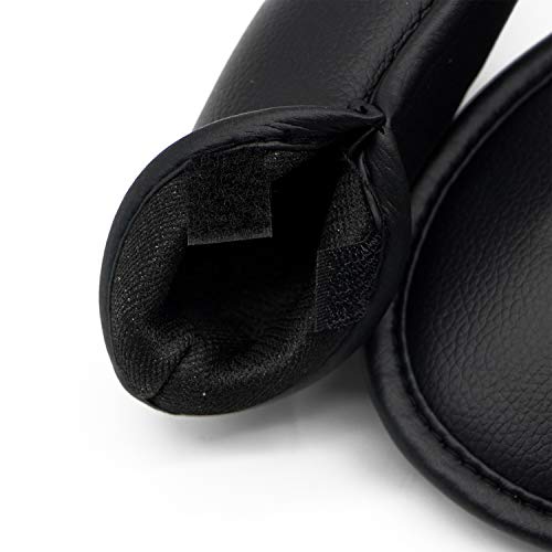 KUWAN 12pcs Golf Iron Head Covers - Thick Synthetic Leather Golf Club Headcover Set Fit All Brands