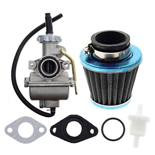 AutumnFall Durability PZ20 Carburetor for Kazuma Baja 50cc 70cc 90cc 110cc 125cc with Air Fuel Filter (A)