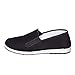 DoGeek Kung Fu Shoes - Martial Arts & Tai Chi Shoes for Men/Women - Black Rubber Sole