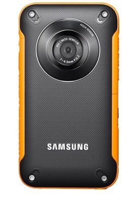 Samsung HMX-W300 Waterproof Pocket HD Digital Video Camcorder, Orange/Black - Manufacturer Refurbished