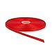 Topenca Supplies 1/4 Inches x 50 Yards Double Face Solid Grosgrain Ribbon Roll, Red