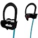 ALLIMITY Bluetooth Headphones Wireless In-Ear Earbuds Noise Cancelling Sweatproof Sports Headset with Mic for iPhone iPad Samsung Sony LG Smartphone Watches, Blue
