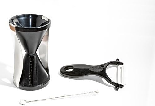 Veggie Tools Vegetable Spiralizer Bundle - Spiralizer Slicer - Peeler - Cleening Brush - Zucchini Pasta Noodle Spaghetti Maker