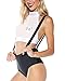 iHeartRaves Suspender High Waisted Rave Booty Shorts Black Small