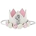 Golden Swallow 1st Birthday Crown Baby Girl Flower Tiara Headband Birthday Party Hairband