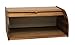 Lipper International Acacia Wood Rolltop Bread Box, 16