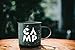 Create Your Space Camping Coffee Mug - Hipster Camp Design on Large Enamel Coated Tin Mug (16 Ounce)