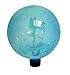 Echo Valley 8746T 10-Inch Frosted Glass Etched Dancing Fairy Globe, Topaz