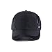 KUMONE Men's Quick Dry Hats Lightweight Sun Caps for Running/Golf/Baseball, Black, Adjustable