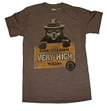 Smokey Bear 'Fire Danger Very High Today' Licensed T-shirt