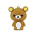 Usbkingdom 32GB USB 2.0 Flash Drive Cute Animal Bear Shape Pen Drive Memory Stick Thumb Drive Pendrive Jump Drive Flash Disk (Brown)
