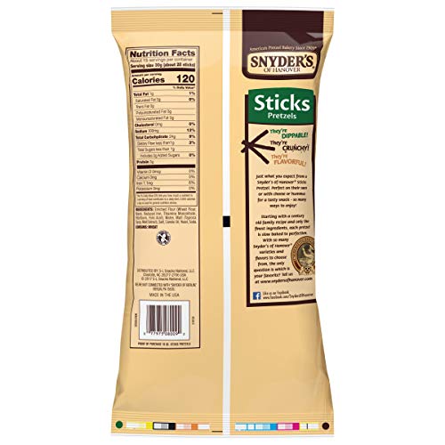SNYDER’S OF HANOVER STICKS PRETZELS, 16 OZ