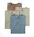 Fruit of the Loom Men's Cotton Pocket Crew Neck T-Shirt Large Four Pack