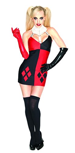 Adult Harley Quinn Costume - Batman Arkham City - 4 sizes