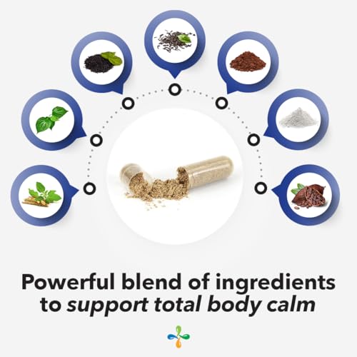 LifeSeasons Anxie-T - Stress Relief Supplement - Supports Mood & Mental Focus - Feel Calm and Relaxed - Eases Tension & Nervousness - Ashwagandha, Kava Kava, GABA & L-Theanine - 60 Capsules