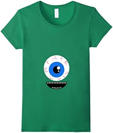 Womens Mommy's Lil Monster Pregnant Halloween Costume T-Shirt Large Kelly Green