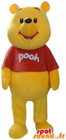 Mascotte Spotsound Amazon Winnie The Pooh Famoso Cartone Animato Orso Giallo Amazon It Giochi E Giocattoli