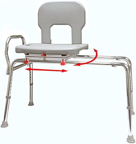 EagleHealth Bariatric Swivel Sliding Bench 55662