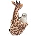 SAFARI ADORABLE GIRAFFE FAR REACH SALT PEPPER SHAKERS HOLDER FIGURINE STATUE