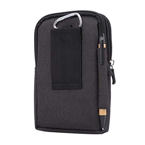 Mobiele Telefoon Riemclip Holster Heren, Heuptas voor Smartphone Mannen, 6.5" Mobiele Telefoon Heuptassen Heuptasje Zakje met Karabijnhaak Tas Portemonnee Handtas voor Reizen Wandelen Outdoor Sport - Image 4