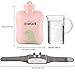 Hot Water Bag,Hot Water Bottle with Waist Cover Cartoon Warm Water Pouch for Neck and Shoulder, Back,Hand, Legs, Waist Warm