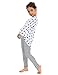 Arshiner Toddle Girls Kids Spring Autumn Long Sleeve Lovely Rabbits Stripes Printed 2 pcs Cotton Outfits Top Leggings Set
