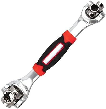 48 in 1 Multifunction Socket Tools Dog Bone Wrench Works with Spline Bolts, Torx, Square Damaged Bolts and Any Size Standard or Metric