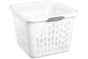 Sterilite 1.5 Bushel Square Laundry Basket USA BPA-free Large 19"x18.5"x13.5"