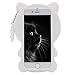 iPhone 7 Plus Case, MC Fashion 3D Lucky Fortune Cat Kitty with Cute Bow Tie Silicone Rubber Phone Case Cover for Apple iPhone 7 Plus (2016) (Bow Tie Cat-White)