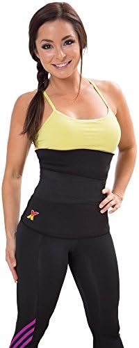Xbelt Premium Waist Trimmer Belt - Hot Sauna Belt for Men &amp; Women - Body Shaper Designed to Generate and Absorb Sweet Sweat - Shapers Unique Compression Promotes Weight Loss &amp; Burns Fat (L/XL)